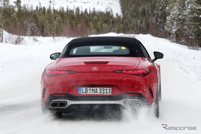 メルセデスAMG SL63S E-Performance プロトタイプ(スクープ写真)
