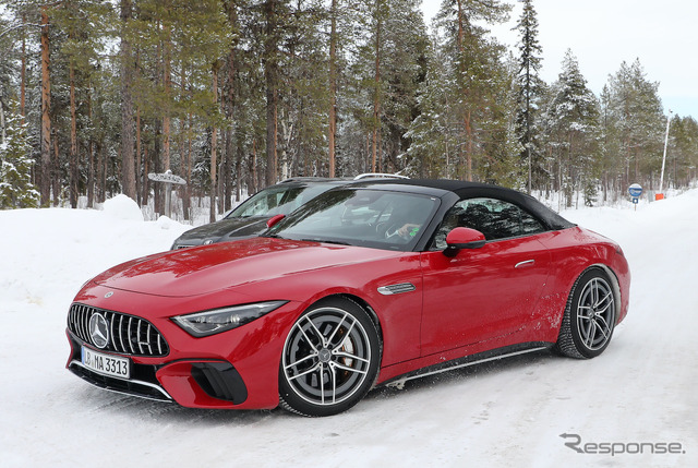 メルセデスAMG SL63S E-Performance プロトタイプ(スクープ写真)
