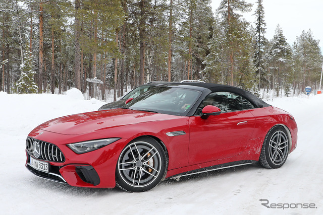 メルセデスAMG SL63S E-Performance プロトタイプ(スクープ写真)