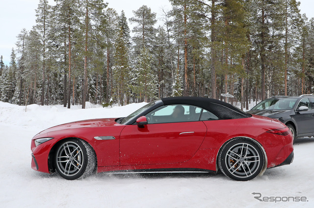 メルセデスAMG SL63S E-Performance プロトタイプ(スクープ写真)