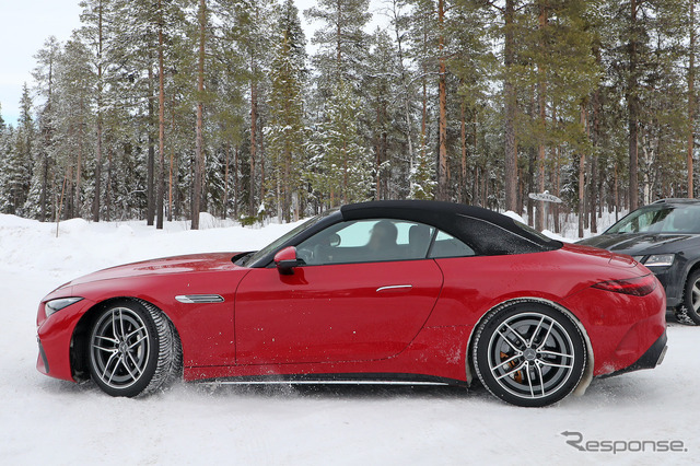 メルセデスAMG SL63S E-Performance プロトタイプ(スクープ写真)