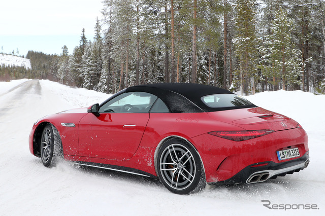 メルセデスAMG SL63S E-Performance プロトタイプ(スクープ写真)