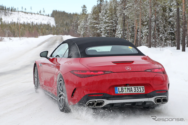 メルセデスAMG SL63S E-Performance プロトタイプ(スクープ写真)