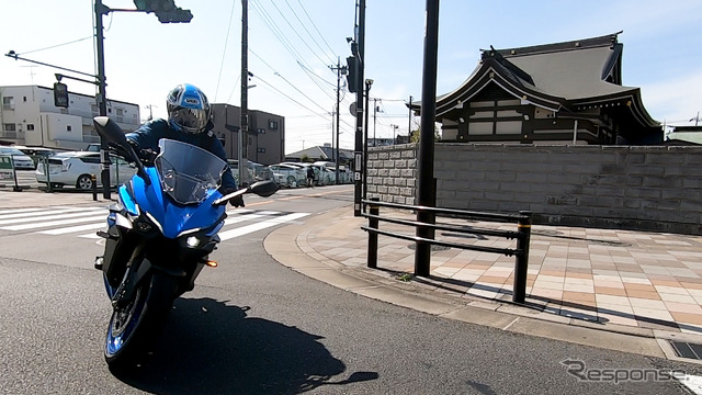 スズキ GSX-S1000GT 試乗風景