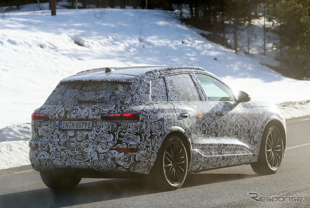 アウディ RS Q6 e-tron プロトタイプ(スクープ写真)