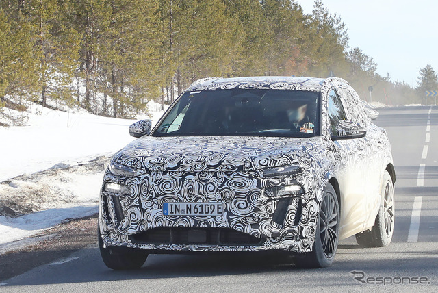 アウディ RS Q6 e-tron プロトタイプ(スクープ写真)