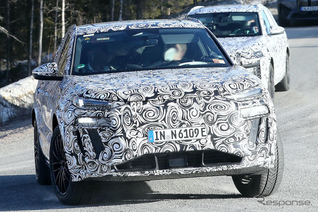 アウディ RS Q6 e-tron プロトタイプ(スクープ写真)