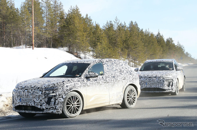 アウディ RS Q6 e-tron プロトタイプ(スクープ写真)