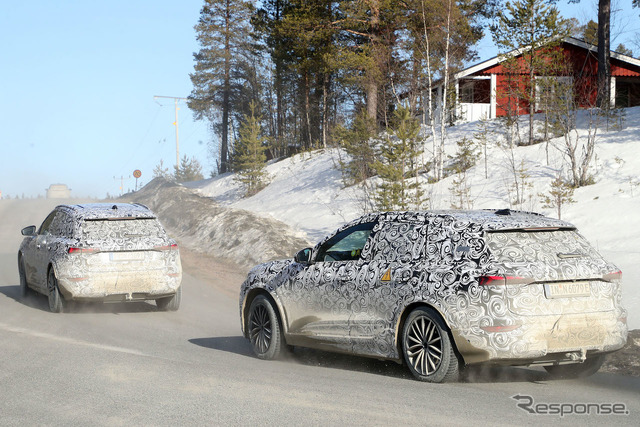 アウディ RS Q6 e-tron プロトタイプ(スクープ写真)