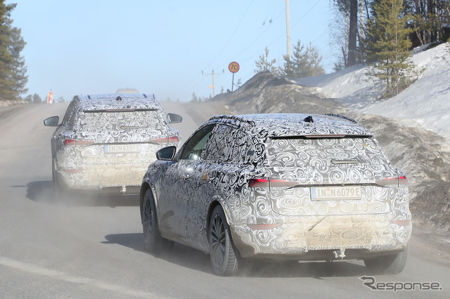 アウディ RS Q6 e-tron プロトタイプ(スクープ写真)