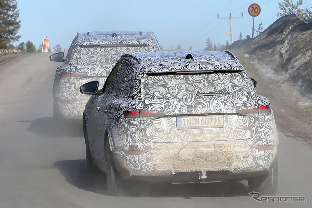アウディ RS Q6 e-tron プロトタイプ(スクープ写真)