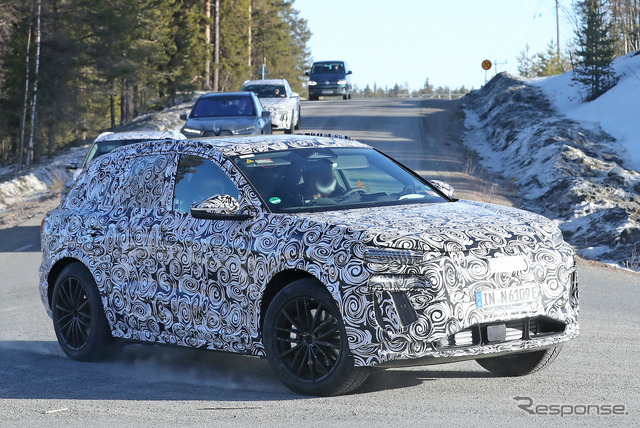 アウディ RS Q6 e-tron プロトタイプ(スクープ写真)