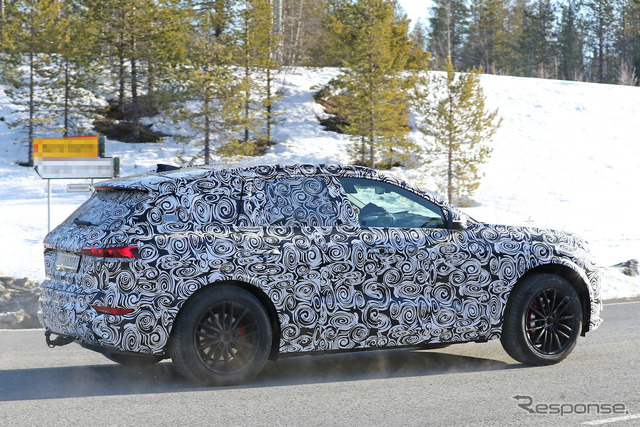 アウディ RS Q6 e-tron プロトタイプ(スクープ写真)