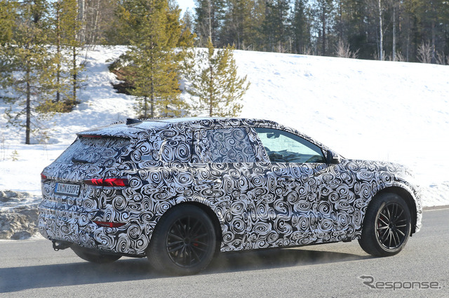 アウディ RS Q6 e-tron プロトタイプ(スクープ写真)