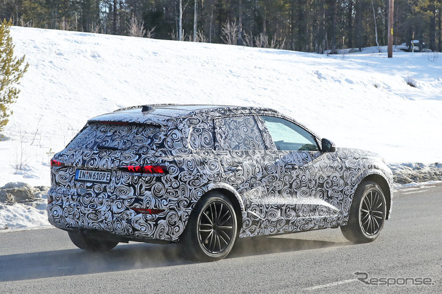 アウディ RS Q6 e-tron プロトタイプ(スクープ写真)