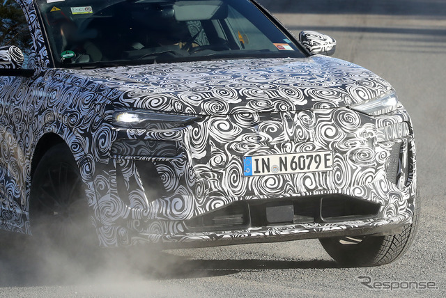 アウディ RS Q6 e-tron プロトタイプ(スクープ写真)