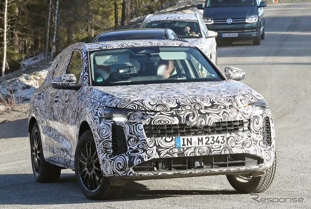 アウディ Q5 次期型プロトタイプ(スクープ写真)