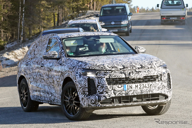 アウディ Q5 次期型プロトタイプ(スクープ写真)
