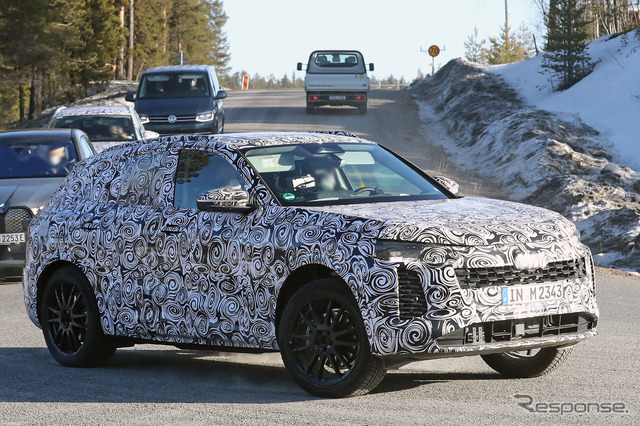 アウディ Q5 次期型プロトタイプ(スクープ写真)