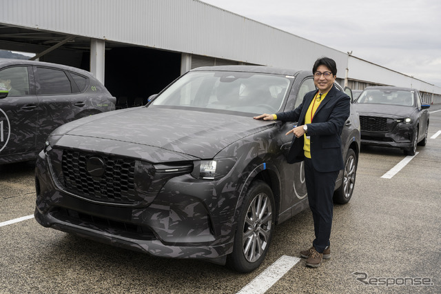 西村直人氏とマツダ CX-60 e-SKYACTIV D(欧州仕様 プロトタイプ)