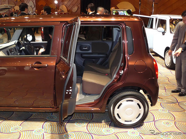 【スズキ ラパン 新型発表】180cm+・90kg+…運転しないなら後席