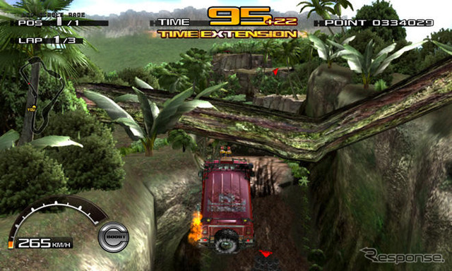 アーケード『HUMMER』…おなじみハマーのオフロードレースゲーム