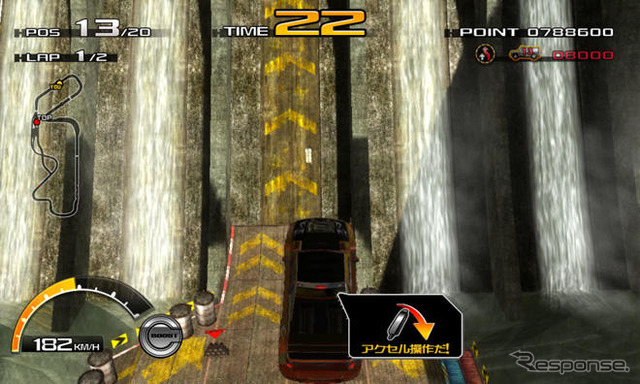 アーケード『HUMMER』…おなじみハマーのオフロードレースゲーム