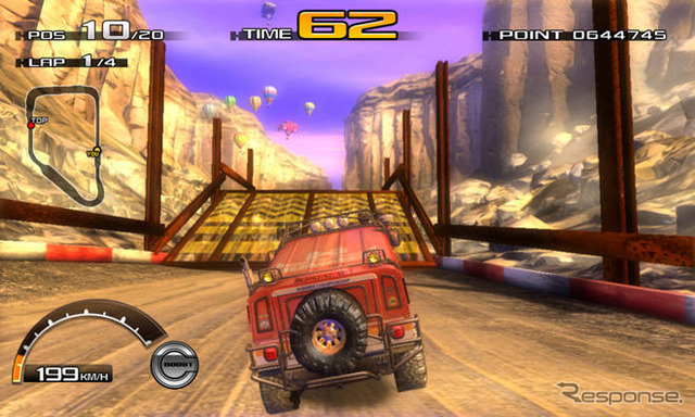アーケード『HUMMER』…おなじみハマーのオフロードレースゲーム