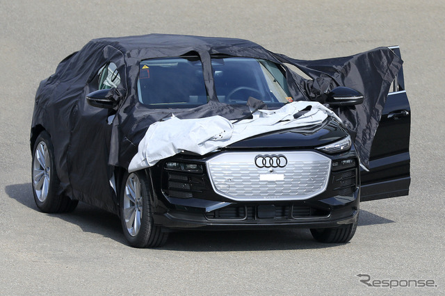 アウディ Q6 e-tron 市販型プロトタイプ(スクープ写真)