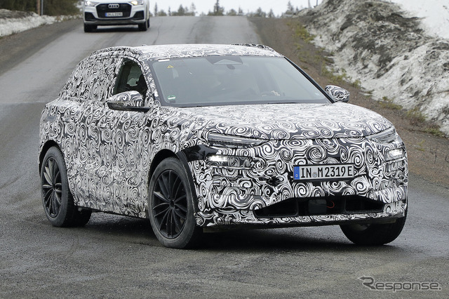 アウディ Q6 e-tron 市販型プロトタイプ(スクープ写真)