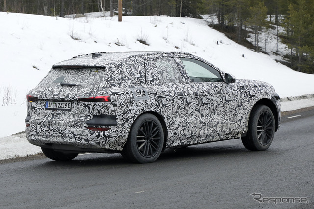 アウディ Q6 e-tron 市販型プロトタイプ(スクープ写真)