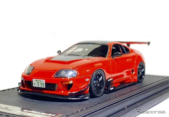リターン品・MAX☆ORIDO RIDOX 80スープラ1/43サイズミニカー