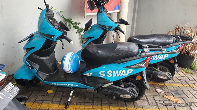 スワップの電動バイク