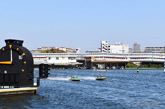 阪神電車 尼崎センタープール前駅北側にあるボートレース尼崎