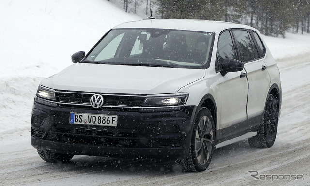 VW ティグアン 次期型 EVモデル(スクープ写真)