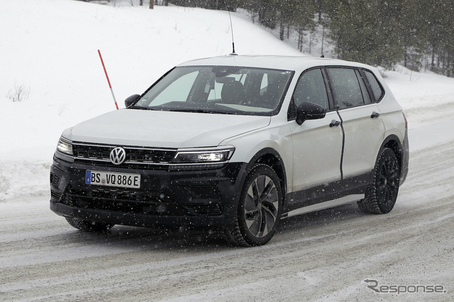 VW ティグアン 次期型 EVモデル(スクープ写真)