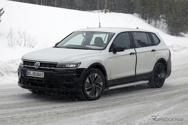VW ティグアン 次期型 EVモデル(スクープ写真)