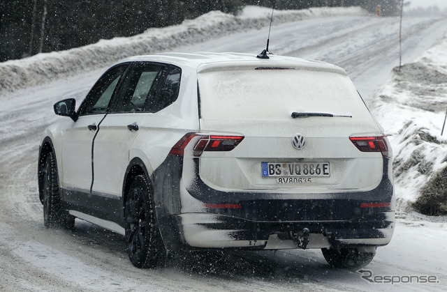 VW ティグアン 次期型 EVモデル(スクープ写真)