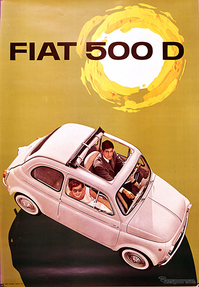 フィアット 500D (1960年。展示予定は1963年)