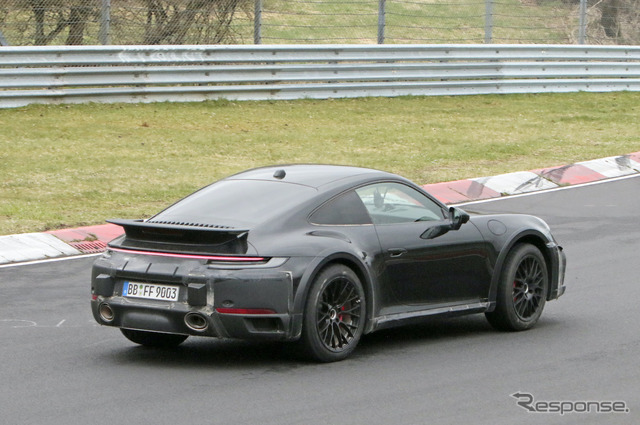 ポルシェ 911ダカール(仮)プロトタイプ(スクープ写真)