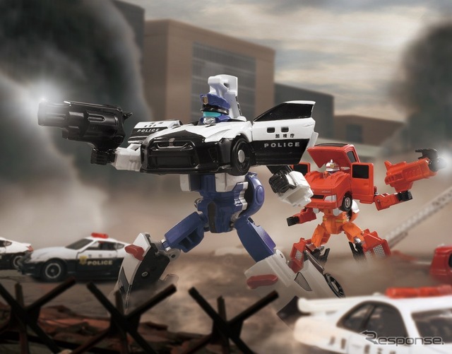 トミカヒーローズ ジョブレイバー 特装合体ロボ(玩具シリーズ) (c) TOMY