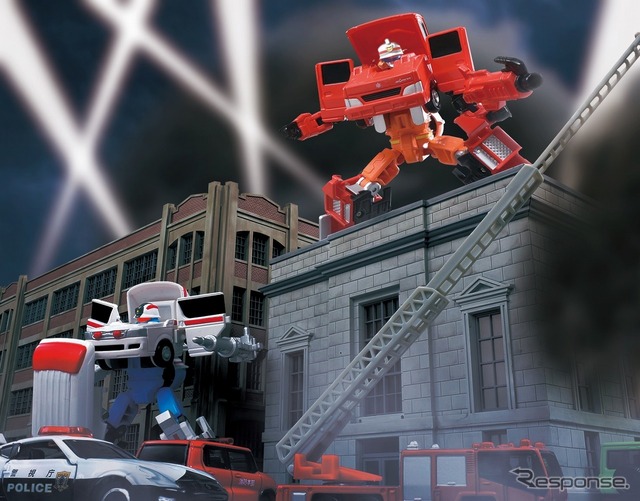 トミカヒーローズ ジョブレイバー 特装合体ロボ(玩具シリーズ) (c) TOMY