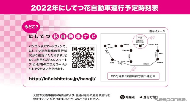 にしてつ花自動車ナビ