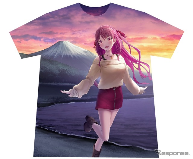 富士サクラ 表裏・全面プリントTシャツ