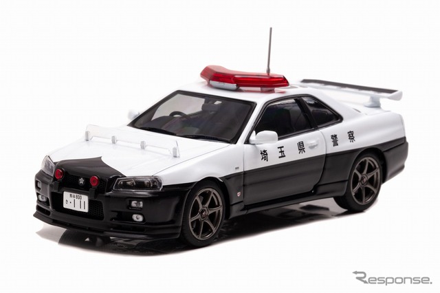 R34パトカー、埼玉県警 スカイラインGT-R 最後の1台を1/43