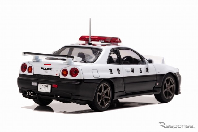 R34パトカー、埼玉県警 スカイラインGT-R 最後の1台を1/43 R34パトカー、埼玉県警 スカイラインGT-R 最後の1台を1/43