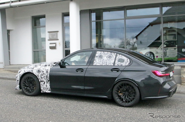 BMW M3 CS(仮)プロトタイプ(スクープ写真)