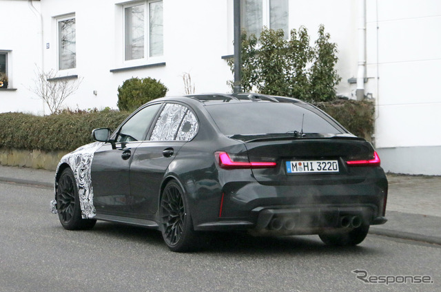 BMW M3 CS(仮)プロトタイプ(スクープ写真)