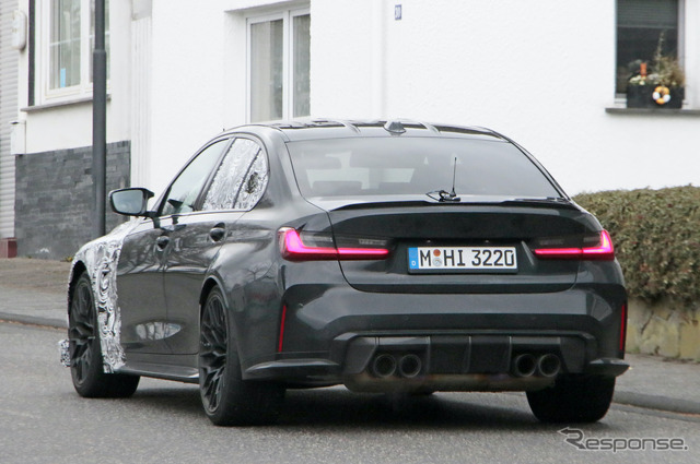 BMW M3 CS(仮)プロトタイプ(スクープ写真)