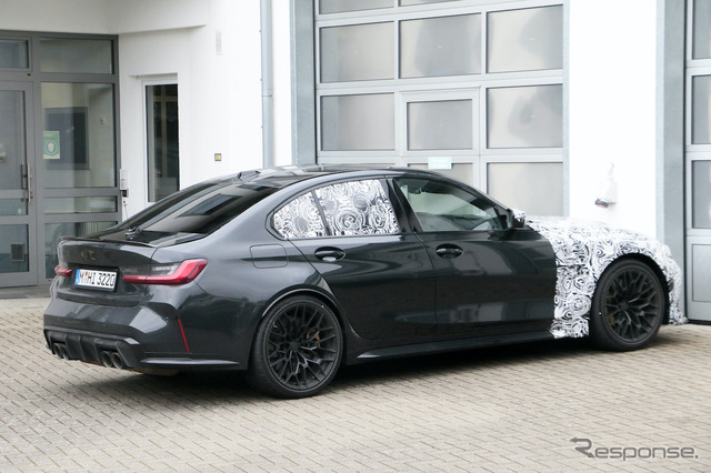 BMW M3 CS(仮)プロトタイプ(スクープ写真)